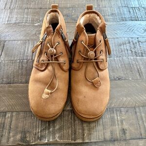 UGG Neumel Adaptive Men's Zipper Fleece Lined Brown Boots 1118710 Brown Size 12